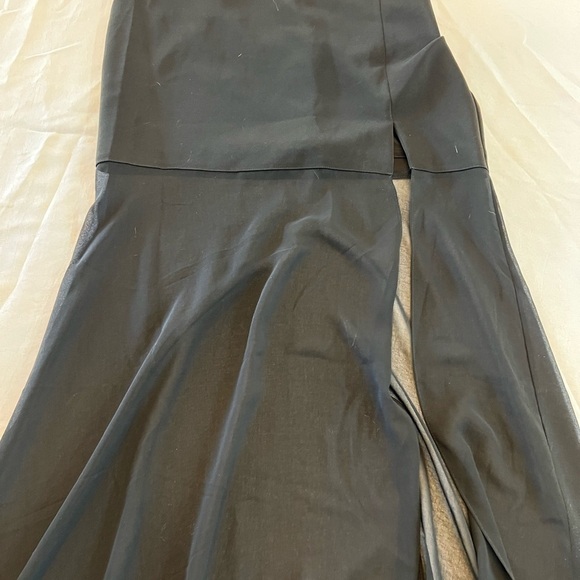 NWT EXPRESS Vintage Y2K Dress, Cross Strap Back, Gold Waist Detail, Size 2 - Picture 4 of 10